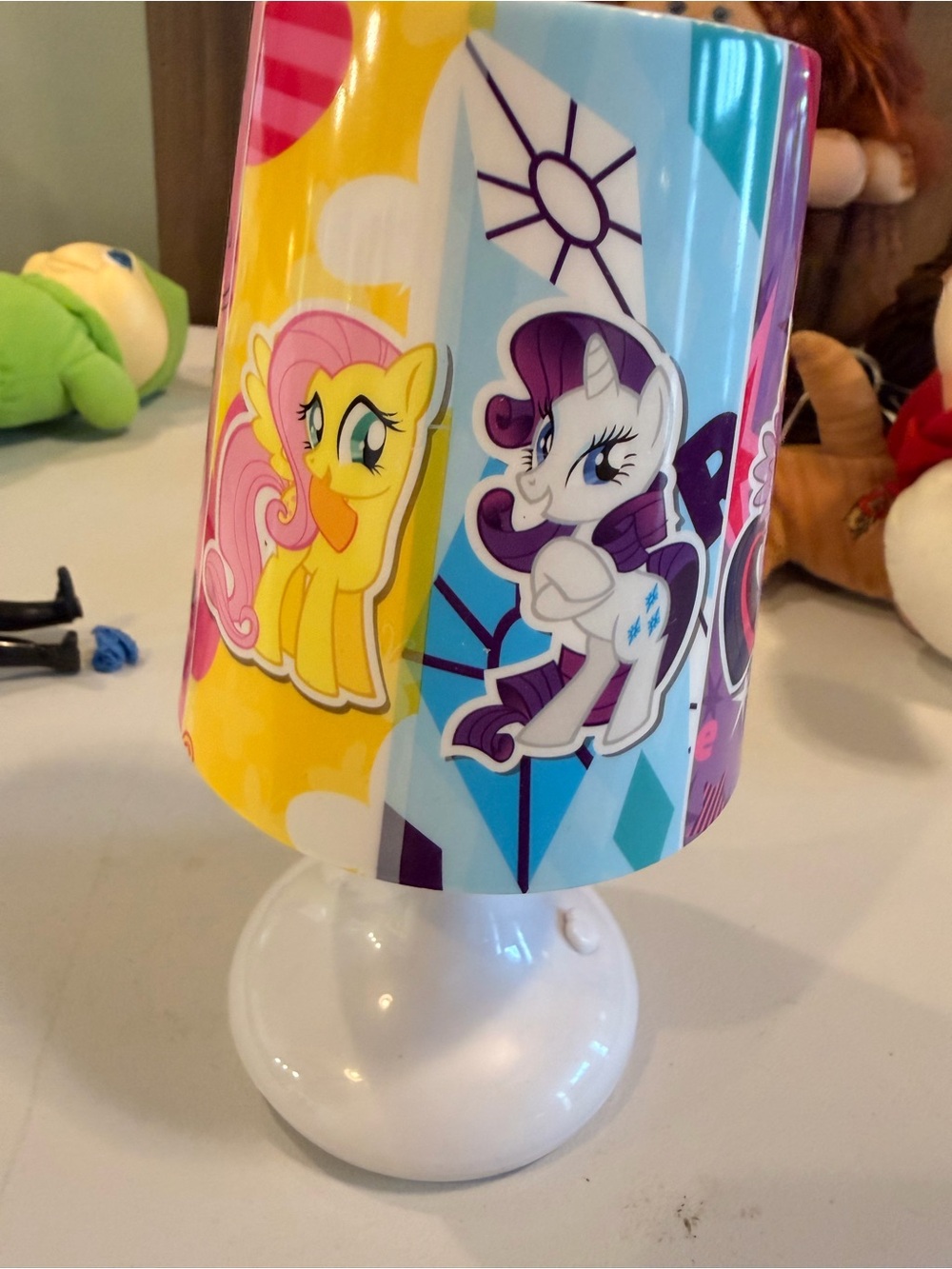 My Little Pony Small Lamp with Apple Jack and Rainbow Dash - Like New!